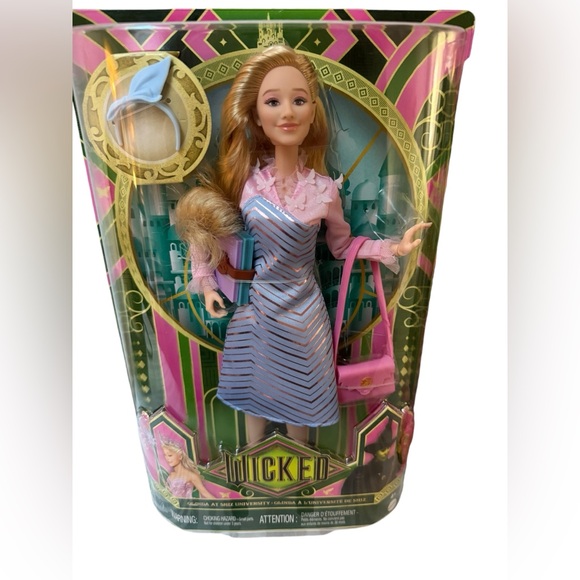 2024 Mattel Wicked's Elphaba and Glinda At Shiz University Dolls Set NEW - Picture 3 of 7